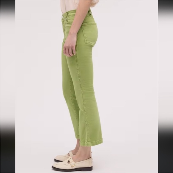 Sam Edelman Sage Green kick flare Jeans size 26 - Picture 2 of 16